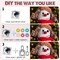 96pcs 25mm 3D Glitter Safety Eyes with Washers – Moon-Shaped Amigurumi Eyes for Crochet Animals, Dolls, Plush Toys & DIY Craft Making (Gift for Crochet Lovers)